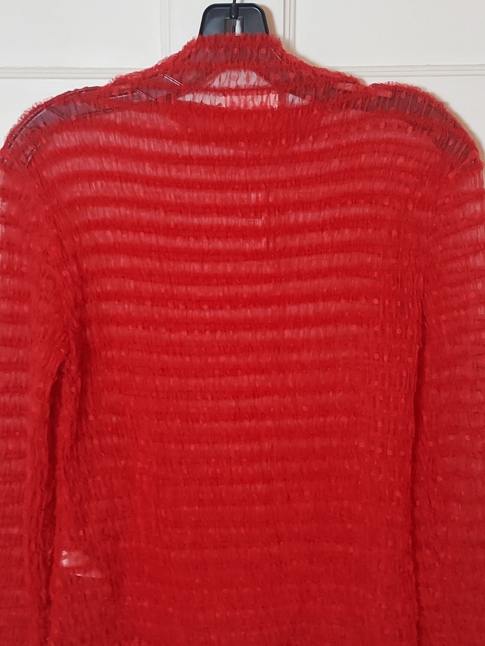 Maeve Anthropologie Women's Long-Sleeve Polka Dot Mesh Top Sheer Size Medium - Picture 14 of 16